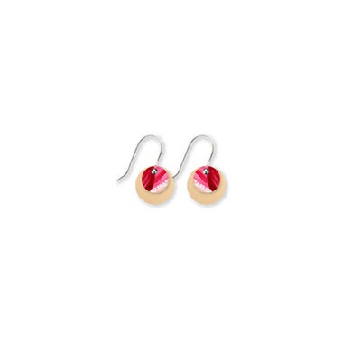 Kirsten Katz Banksia Layered Small Circle Drop Earrings