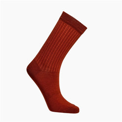 Merino Wool Crew Socks Women size 8-11 - Spice