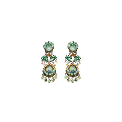 Seagrass Set, Beaded Earrings, Haicao