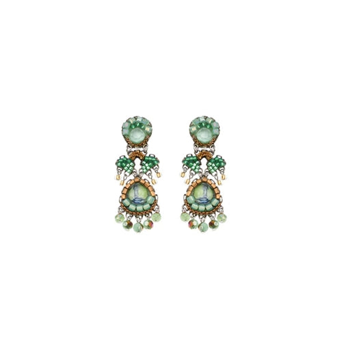 Seagrass Set, Beaded Earrings, Haicao