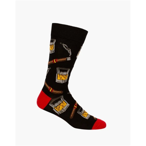Bamboozld  Sock -  Mens Whiskey Black Size 7-11