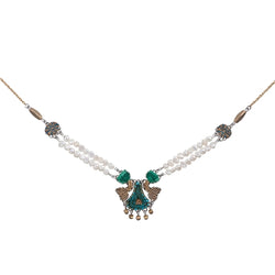 Ayala Bar Royal Velvet Set, Altheo Necklace