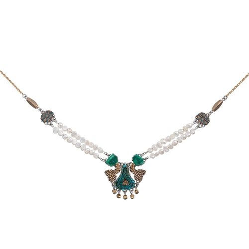 Ayala Bar Royal Velvet Set, Altheo Necklace