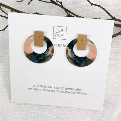 Kiasmin 2 Elegance Layered Small Retro Stud