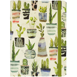 Watercolor Succulents Mid Journal