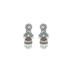 Ayala Bar Mint Beaded Flavor Set, Kiran Earrings
