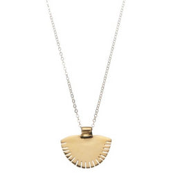 Shabana Jacobson - Sunset Pendant Gold Polished