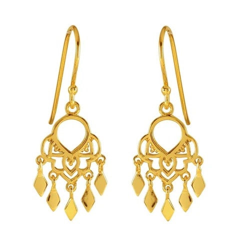 Jaipur Earrings Gold