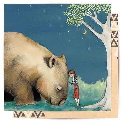 Greeting Card Giant Wombat
