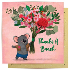 Greeting Card Koala Bouquet