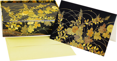 Note Card Set Autumn Grasses