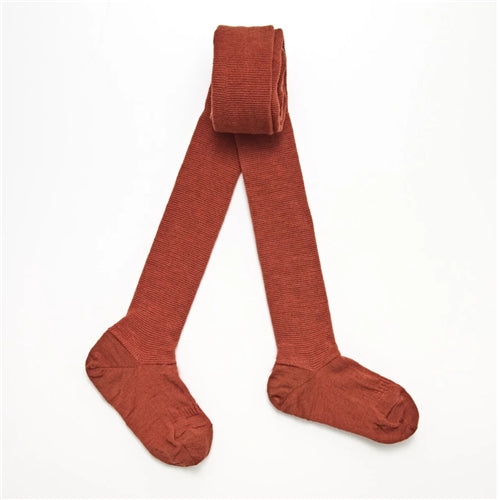 Woman Merino Wool Tights Textured Knit - SPICE Tall