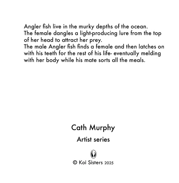 Koi Sisters Card - Angler Fish