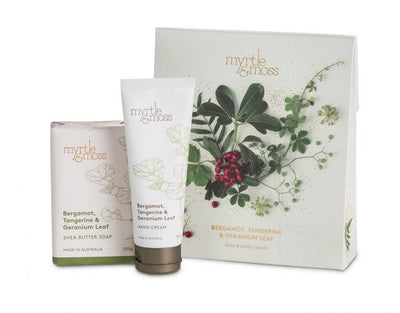 Myrtle & Moss Bergamot Soap & Hand Cream Gift Duet