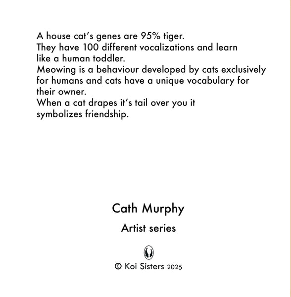 Koi Sisters Card - Brindle Cat