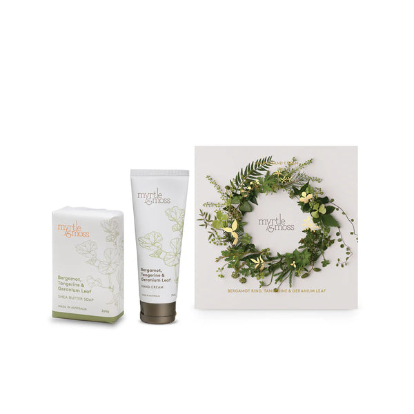 Myrtle & Moss Bergamot Soap & Hand Cream Gift Duet