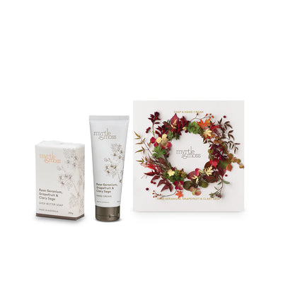 Myrtle & Moss Rose Geranium Soap & Hand Cream Gift Duet