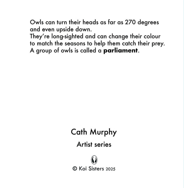 Koi Sisters Card - Owl