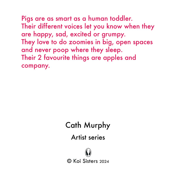 Koi Sisters Card - Piggy
