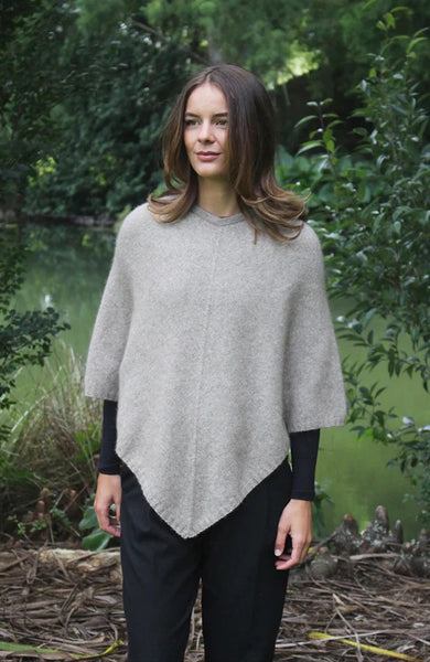 Plain Poncho Natural