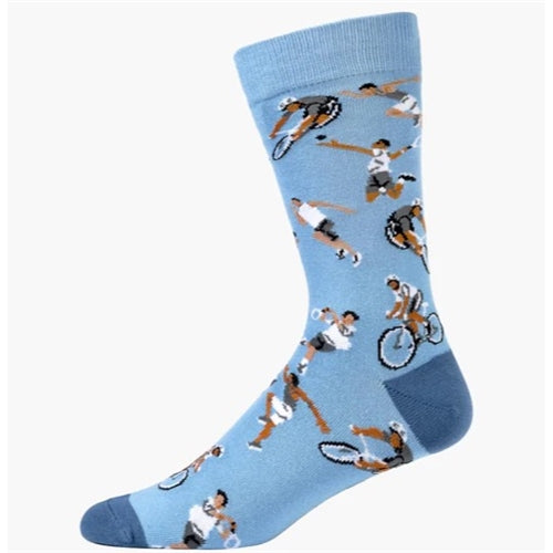 Bamboozld  Sock -  Active Man - Sky 7-11