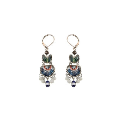 Blue Domes Set, Small Bule Earrings, Aphrodite