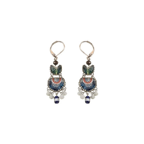 Blue Domes Set, Small Bule Earrings, Aphrodite