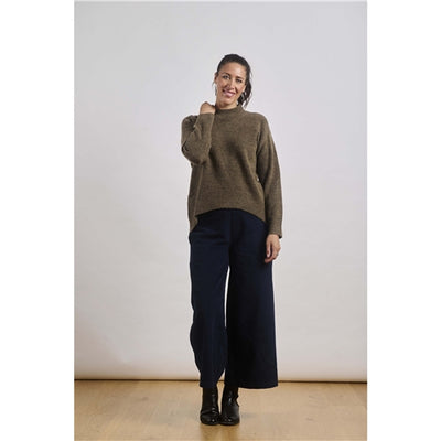 Wool Acrylic Knit Olive