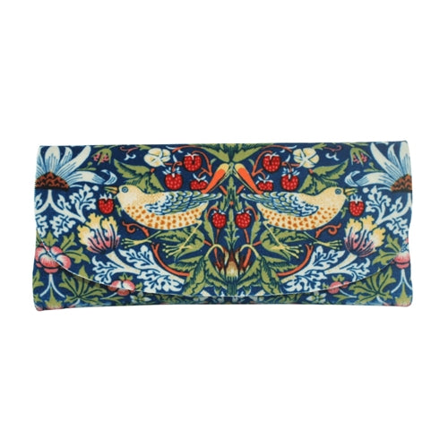 Velour Glasses Case - Morris Collection - Strawberry Thief