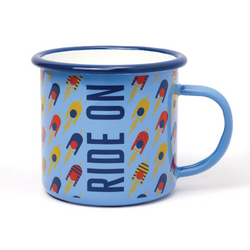 Cycling Enamel Mug 500ml