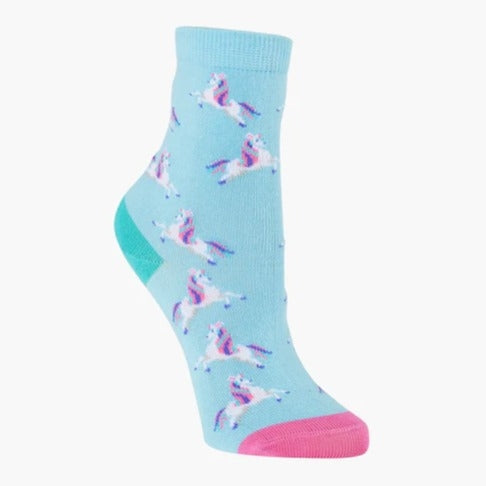 Bamboozld  Sock -  Kids Unicorn Bamboo Sky