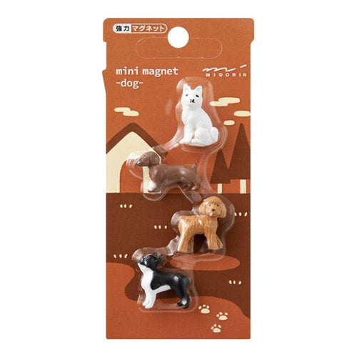 Mini Magnet Dog Set 4