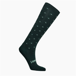 Merino Wool Kneehigh Socks - Leaf Women 5-7