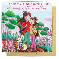 Greeting Card Mother Map