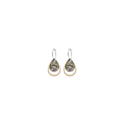 Ellis Rowan Eucalyptus Layered Iconic Outline Hoop