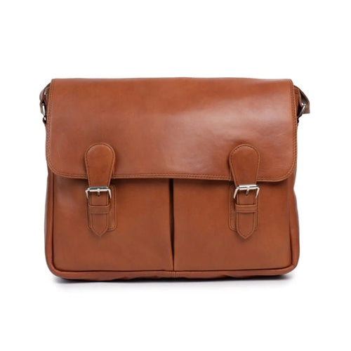 Henk Berg - Bicheno Satchel Vintage Tan