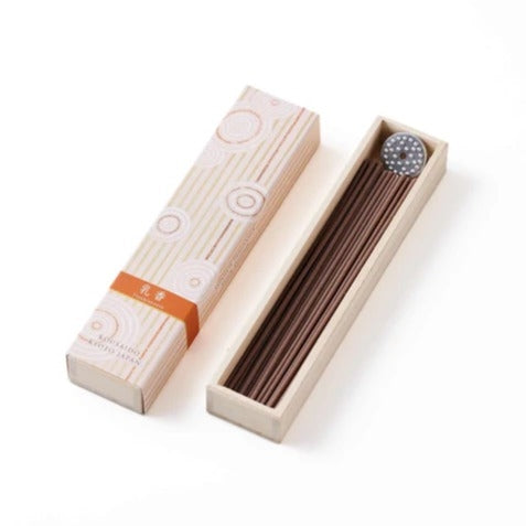 HYAKURAKU Incense with holder- Frankincense