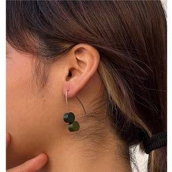 Botoes Earrings Greens