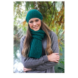 Opito Cable Scarf Emerald