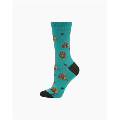 Bamboozld  Sock -  Womens Anteater Green Size 2 - 8