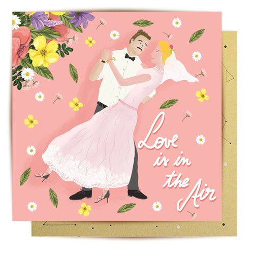 Greeting Card Love Is In The Air