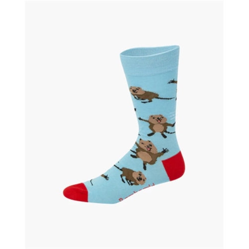 Bamboozld  Sock -  Mens Quokka Bamboo - Blue