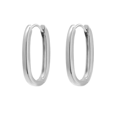 Eternity Huggies Large (hoops) Silver