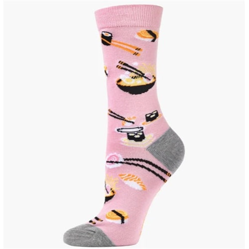 Bamboozld  Sock -  Womens Ramen Pink 2 - 8