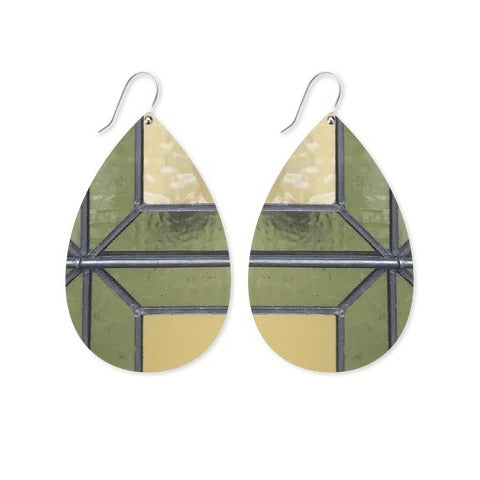 Sydney Living Museum Stained Big Tear Drop Earrings