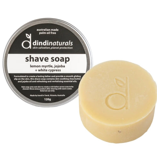 Shave Soap Lemon Myrtle, Jojoba & White Cypress 120g