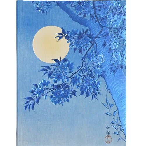 Blossoming Cherry On Moonlit Night Journal