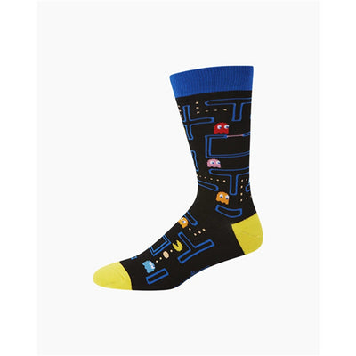 Bamboozld  Sock -  Mens Pac-Man Black Size 7-11
