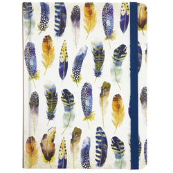 Watercolor Feathers Journal