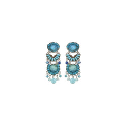 Blue Bayou Set, Casual Blue Earrings, Sky